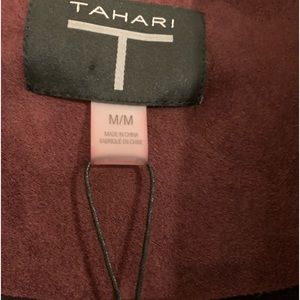 Tahari suede like jacket